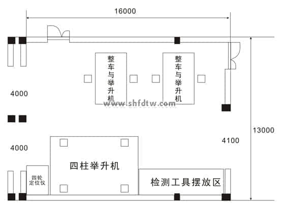 汽車整車檢測與維修實(shí)訓(xùn)中心方案